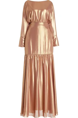 Andres Otalora Exclusive Lame Maxi Dress, , US 2