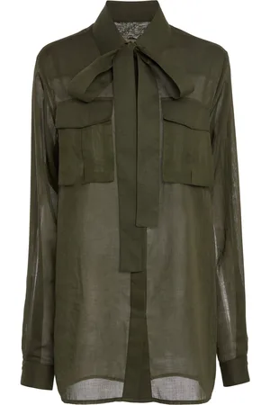 Elie saab Organdy Cotton Shirt, , M