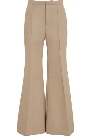 Giambattista Valli Flared Cotton Gabardine Pants, , IT 40