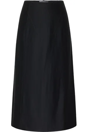 Paco rabanne Mid-Rise Midi Skirt, , FR 34