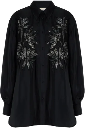 Diotima Long Silk Shirt, , 1