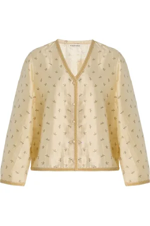 By Malene Birger Mineas Floral Silk Top, , EU 34