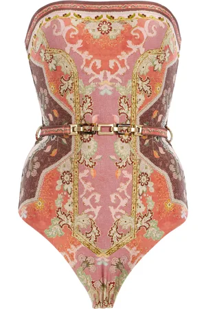 ZIMMERMANN Wylie Belted One-Piece Swimsuit, , 0