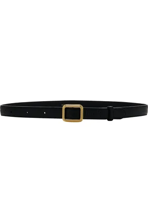 LIÉ STUDIO The Georgia Croc-Effect Leather Belt, , 1