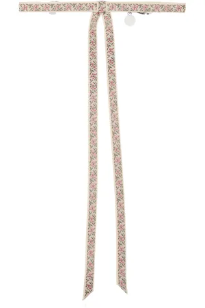 LELET NY Karla Floral Skinny Hair Bow, , OS