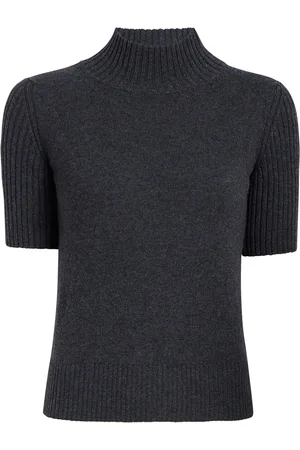 Khaite Cecil Knit Cashmere-Blend Top, , L