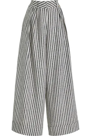 FRANCOISE Exclusive Mila Silk Wide-Leg Pants, , FR 36
