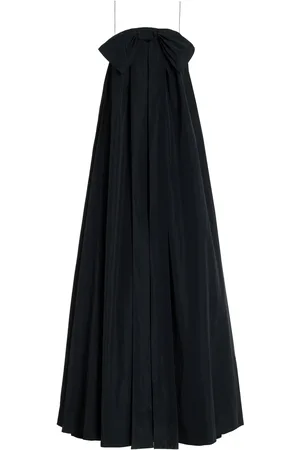 Bernadette Estelle Bow-Detailed Taffeta Maxi Dress, , FR 34