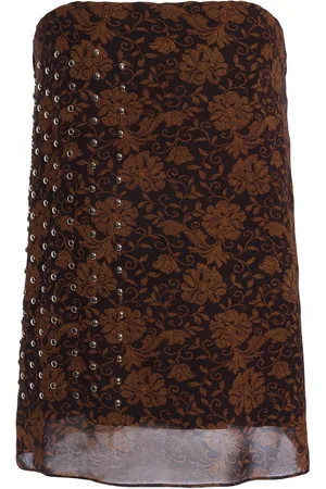 DRIES VAN NOTEN Embellished Georgette Top, , FR 38
