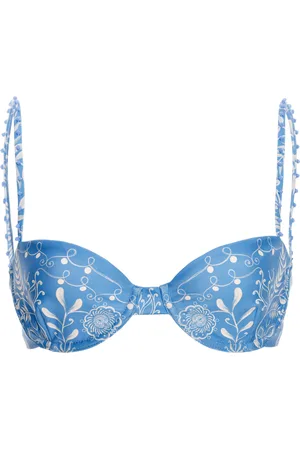 Agua by Agua Bendita Magdalena Floral Underwire Bikini Top, , XS