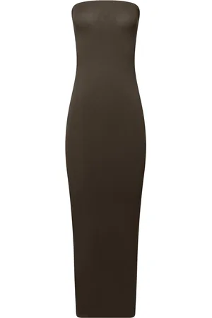 Wolford Fatal Strapless Jersey Midi Dress, , XS