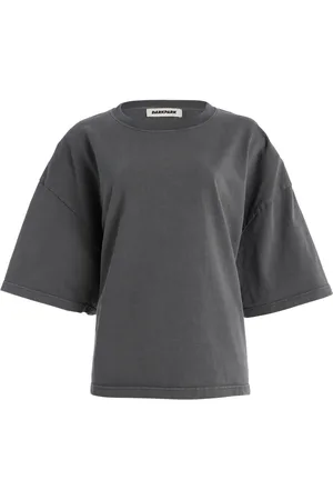 DARKPARK Doyle Draped Cotton T-Shirt, , XS