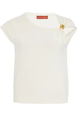 Altuzarra Rinaldi Gathered Jersey Top, , M