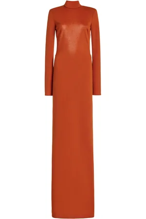 FRANCOISE Exclusive Mireille Open Back Cotton Jersey Maxi Dress, , FR 34