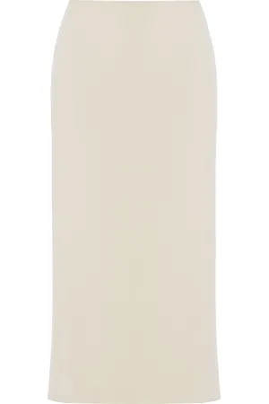 High Petra Checked-Jacquard Cotton-Blend Midi Skirt, , S