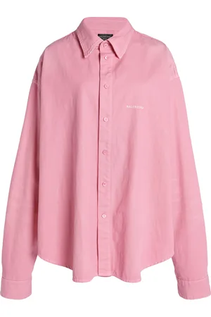 Balenciaga Oversized Lightweight Denim Shirt, , S