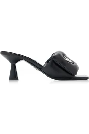 Prada Padded Leather Mules, , IT 36