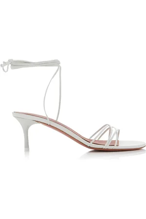 Amina Muaddi Lori Lace-Up Leather Sandals, , IT 36