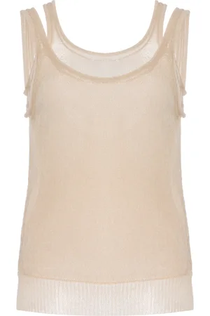 AISLING CAMPS Film Layered Knit Tank Top, , S