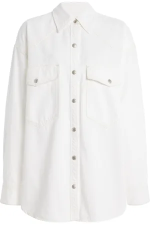 AGOLDE Lotta Oversized Denim Shirt, , M