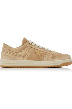 Prada Downtown Platform Suede Sneakers, , IT 36
