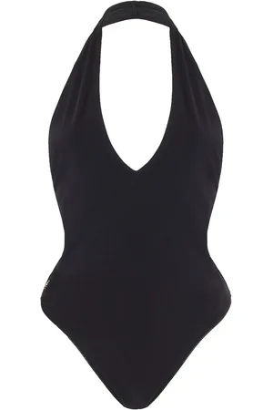 ÉTERNE Exclusive Amelia Plunging Halter One-Piece, , L
