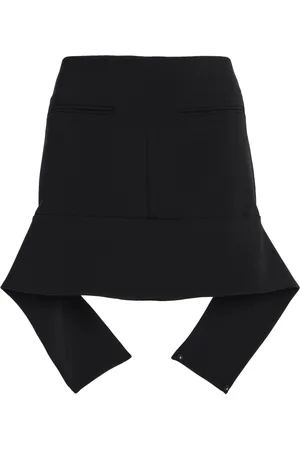 Courrèges Reversed Belt Crepe Mini Skirt, , FR 36