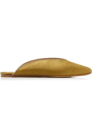 Le Monde Beryl Regency Silk-Satin Mules, , IT 36