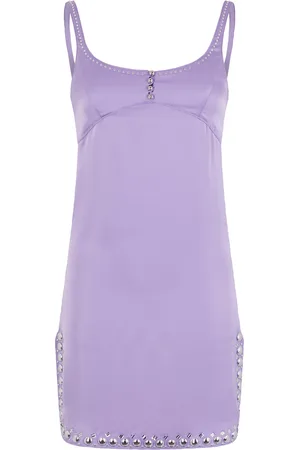 Paco rabanne Embellished Satin Bustier Mini Dress, , FR 34