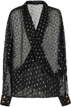 FRANCOISE Exclusive Mila Fil-Coupe Wrap Top, , FR 34