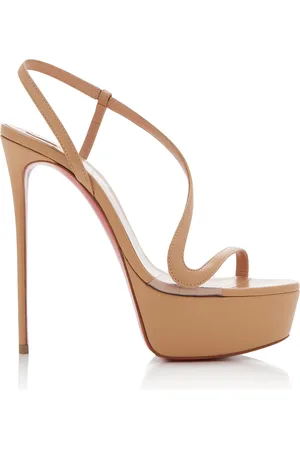 Christian Louboutin Rosalie 150 Leather Platform Sandals, , IT 37