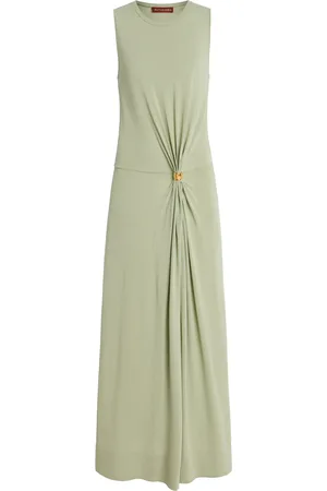 Altuzarra Saralien Gathered Jersey Maxi Dress, , L