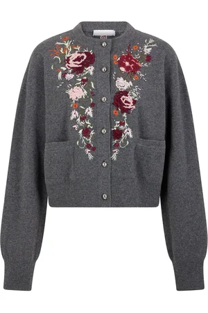 Paco rabanne Embroidered Wool-Cashmere Cardigan, , S