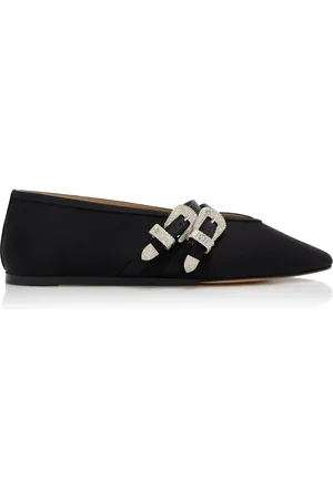 Le Monde Beryl Claudia Silk-Satin Ballet Flats, , IT 36