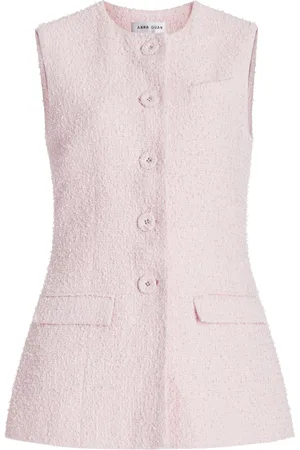 Anna Quan Bailey Tweed Vest, , UK 8