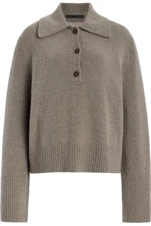 Jenni Kayne Stevie Cashmere-Blend Polo Shirt, , S