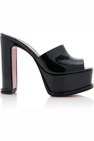 Christian Louboutin Amali 130mm Patent Leather Mules, , IT 37