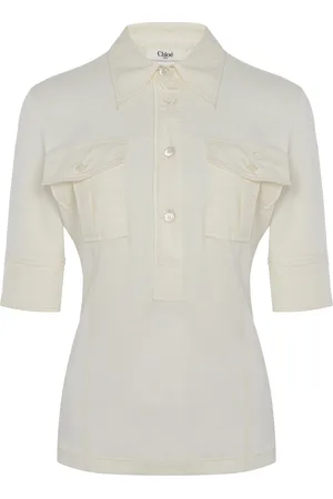 Chloé Pocket-Detailed Organic Cotton Top, , M
