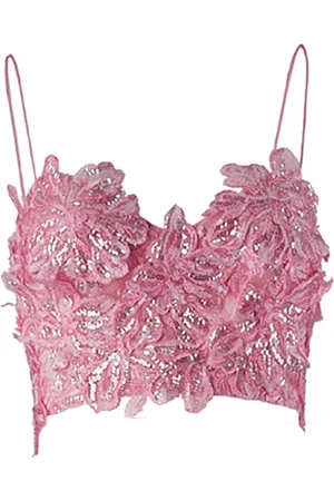 Silvia Tcherassi Alida Appliquéd Top, , S
