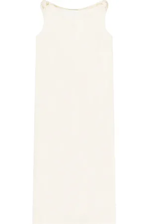 Loulou de Saison Moun Draped Silk Dress, , XS