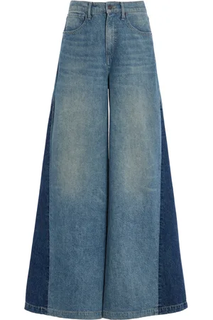 NILI LOTAN Ebony Rigid High-Rise Wide-Leg Jeans, , 26