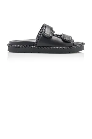 Bottega Veneta Jack Leather Sandals, , IT 38