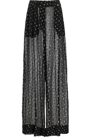 FRANCOISE Exclusive Mila Crepe Jacquard Wide-Leg Pants, , FR 34