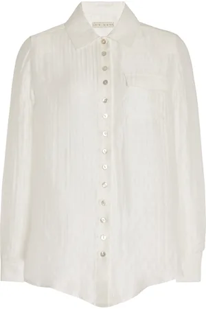 Usisi Sister Frida Linen-Blend Shirt, , L