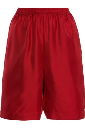 Loulou de Saison Zinia Silk Shorts, , XS
