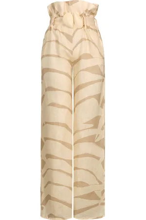 JOHANNA ORTIZ Palms And Shadows Printed Linen Pants, , XS