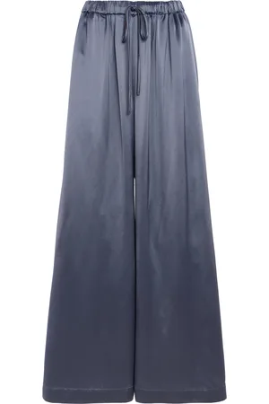 By Malene Birger Clorella Satin Wide-Leg Pants, , EU 34