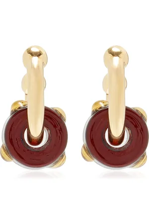 Bottega Veneta 18k -Plated Sterling Silver Glass Earrings, , OS, , Gifts For Her