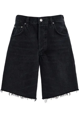 Citizens of Humanity Ayla Denim Knee-Length Shorts, , 23