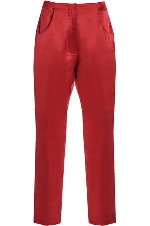 DELPOZO Exclusive Fitted Silk Pants, , FR 34